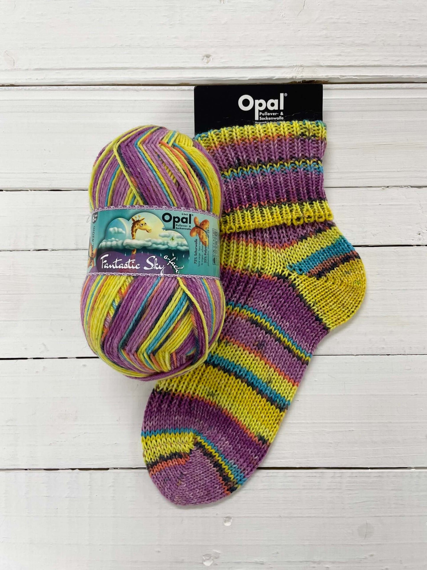 Opal 6ply Sock Yarn - Fantastic Sky