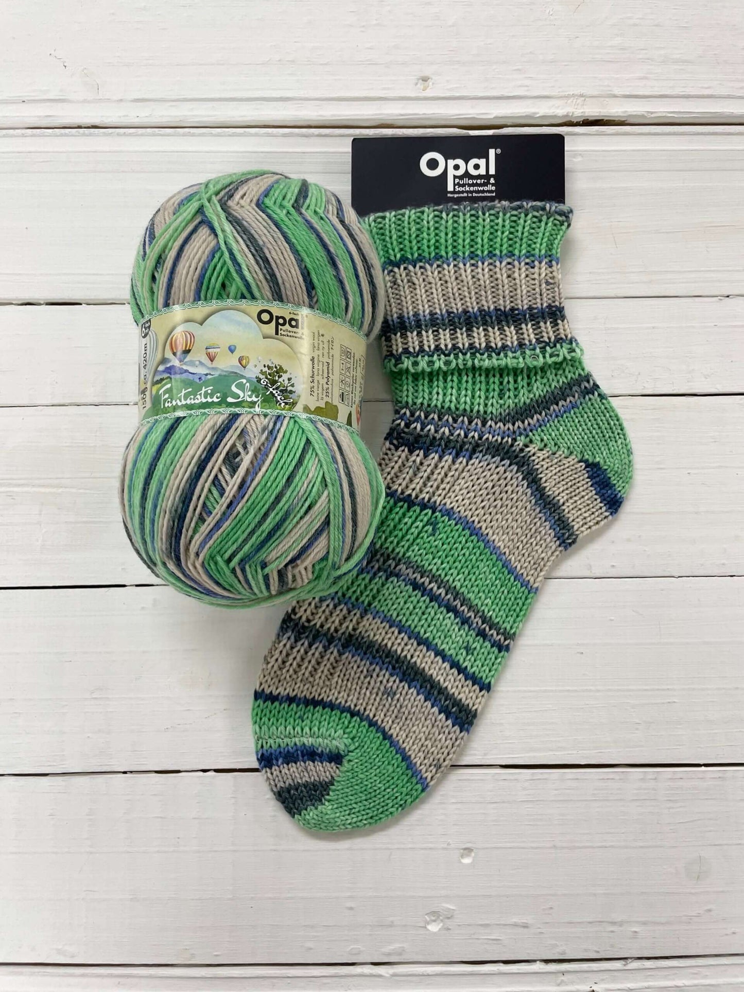 Opal 6ply Sock Yarn - Fantastic Sky