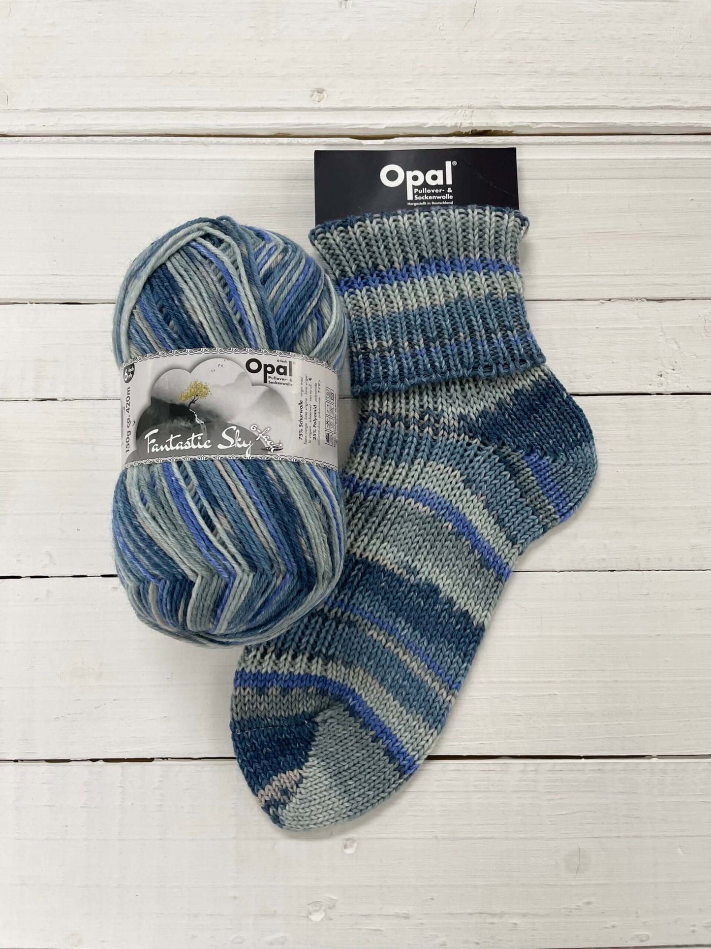 Opal 6ply Sock Yarn - Fantastic Sky