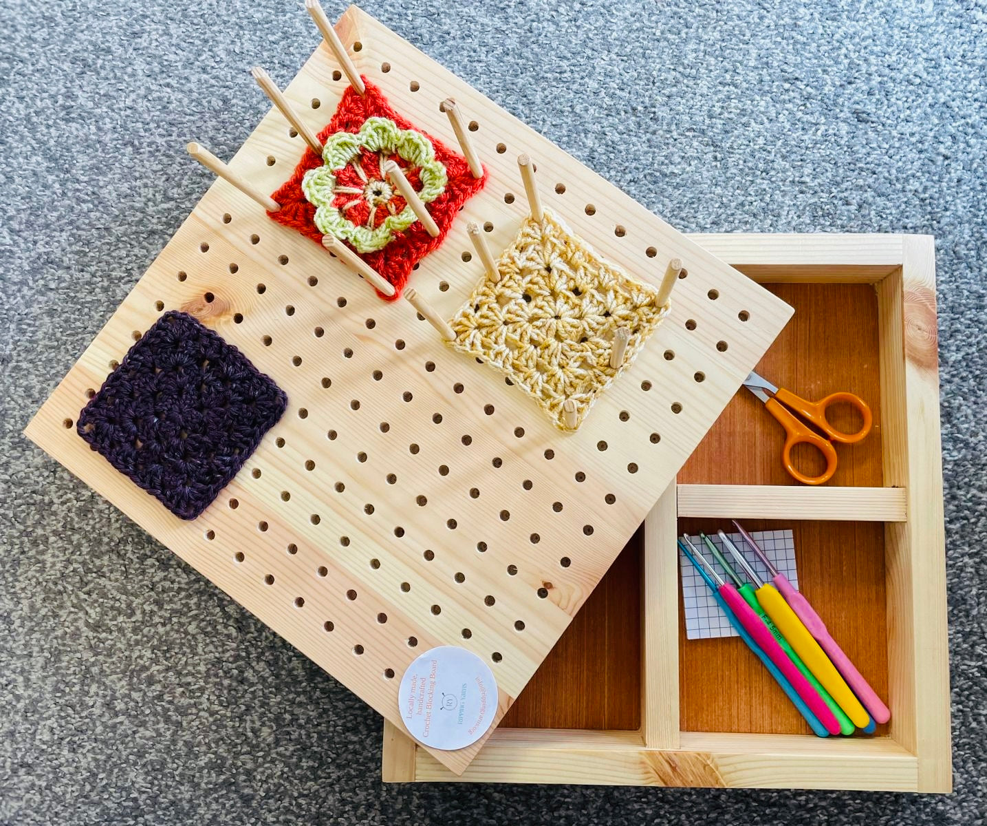 Crochet Blocking Boards With Storage