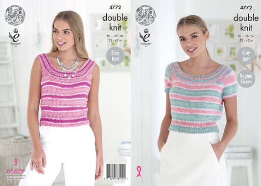 King Cole Tops In Cotton Soft DK - 4772