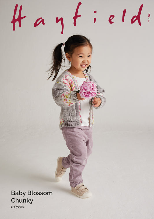 Hayfield Blossom Chunky - Pattern 5568