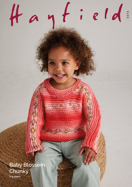 Hayfield Blossom Chunky - Pattern 5573