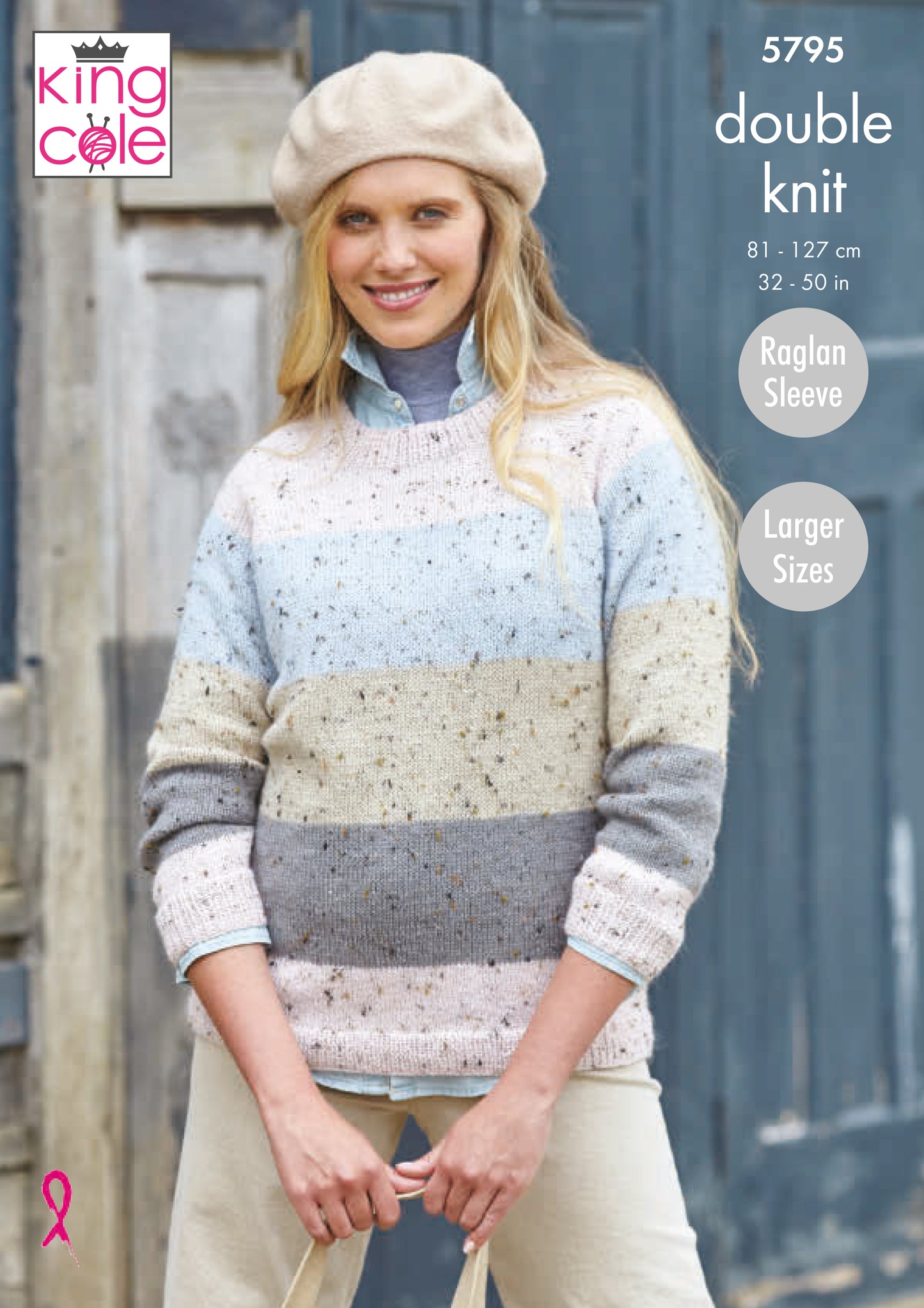 King Cole Homespun DK Pattern - Round and High Neck Sweaters 5795