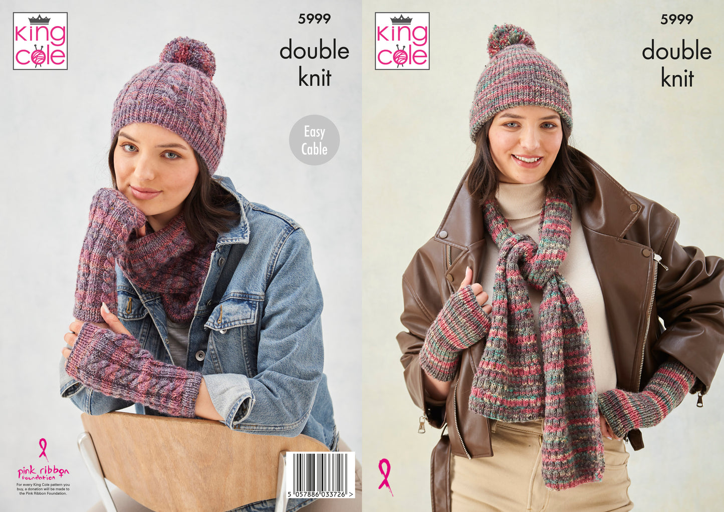 King Cole Homespun Prism DK Pattern - Accessories 5999