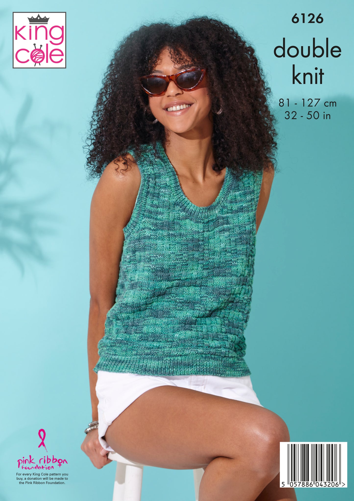 King Cole Cardigan & Top Knitted in Linendale DK - 6126