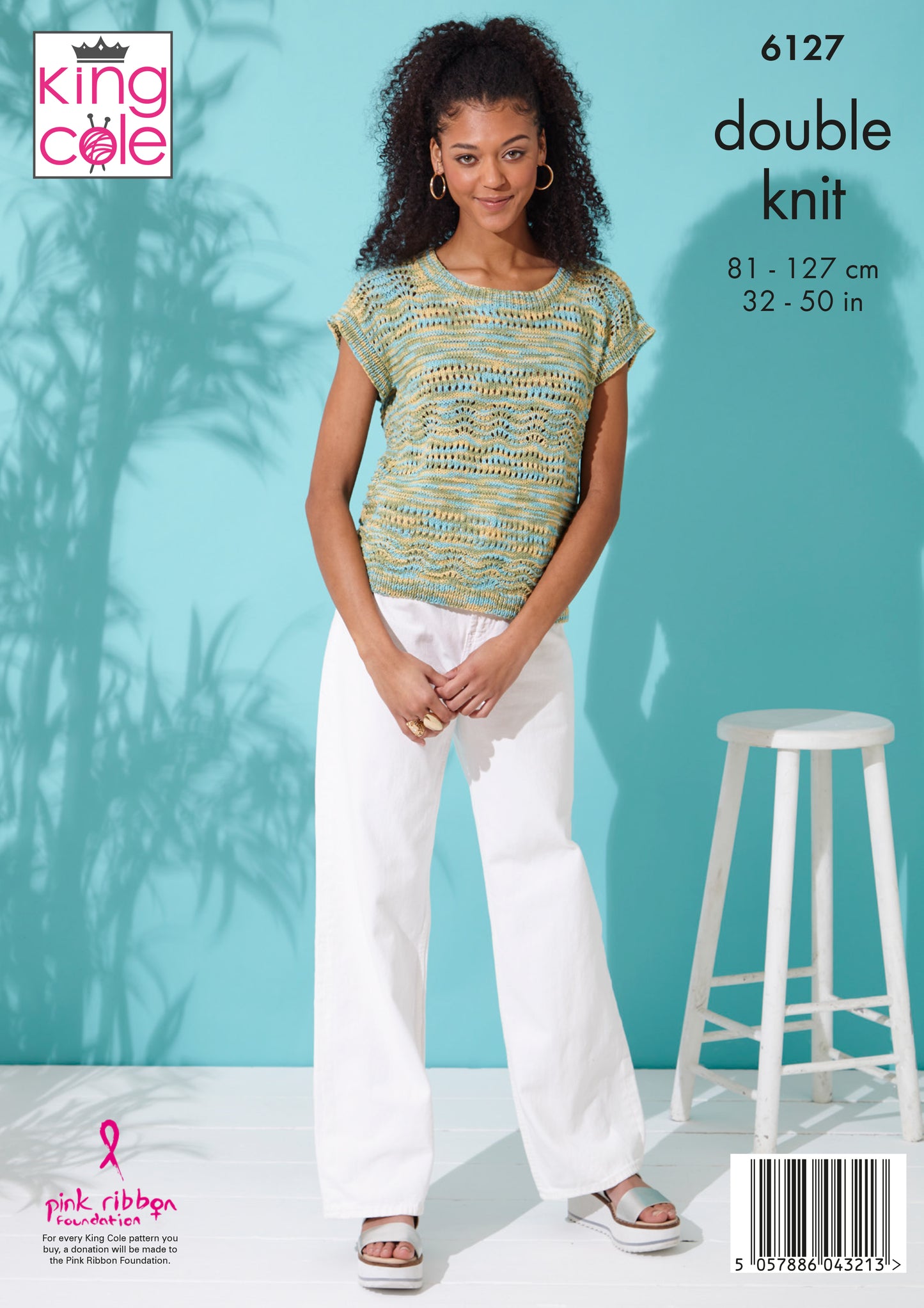 King Cole Sweater & Top Knitted in Linendale Reflections DK - 6127