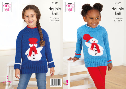 King Cole Pattern 6147 - Christmas Sweater