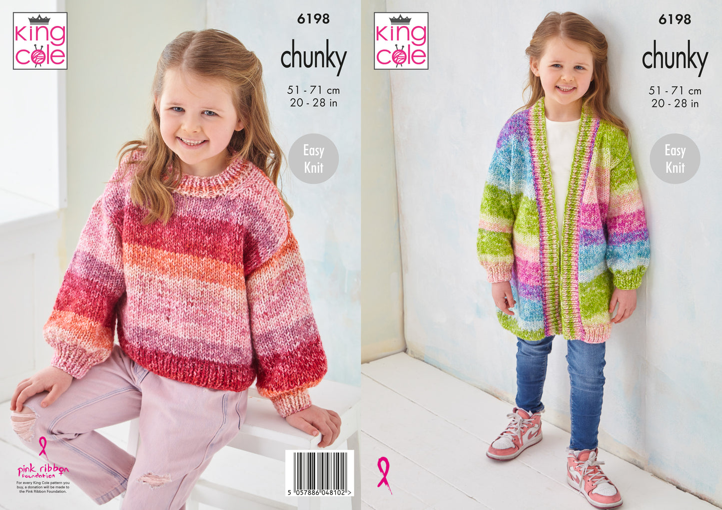 King Cole Children’s Chunky Jacket and Sweater 6198