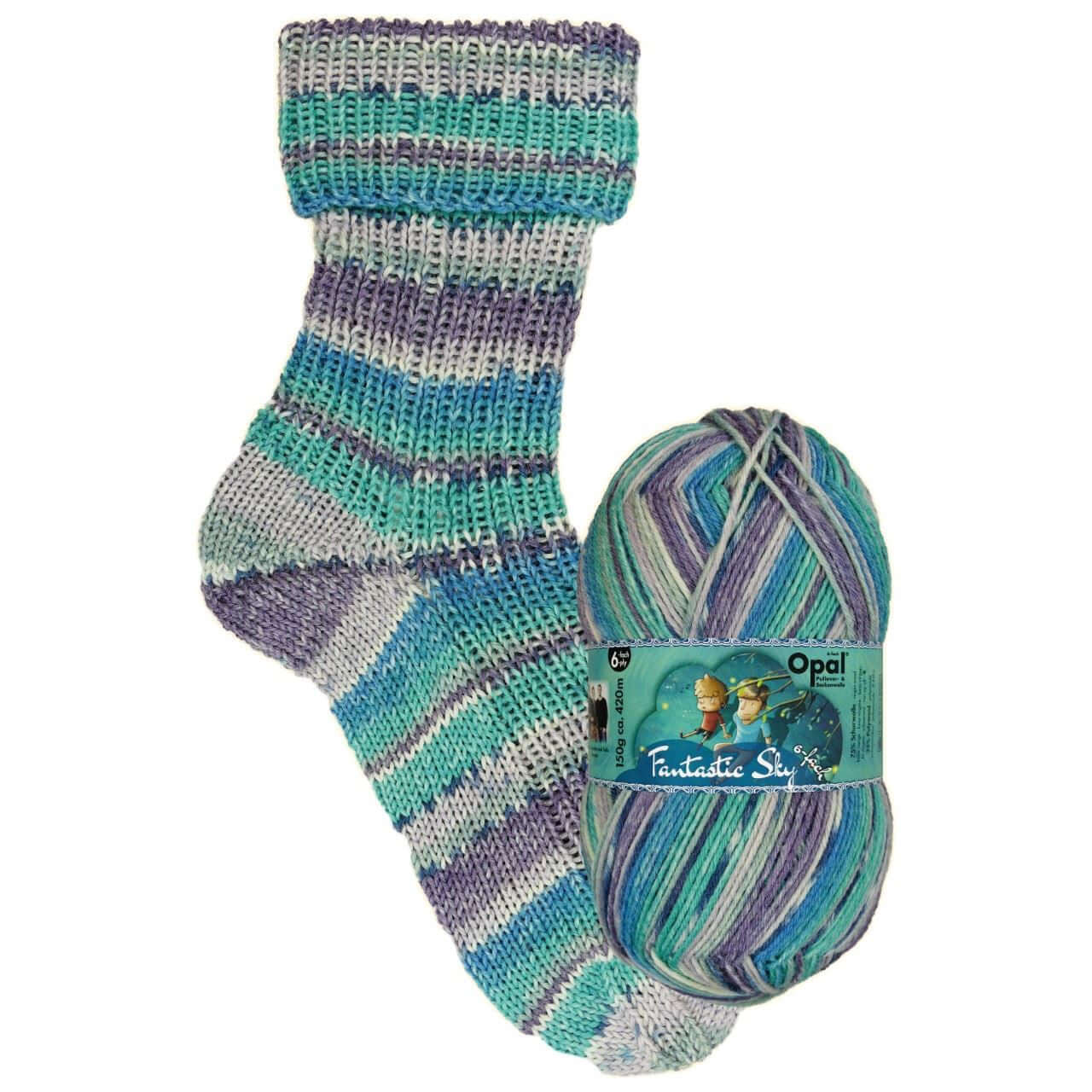 Opal 6ply Sock Yarn - Fantastic Sky