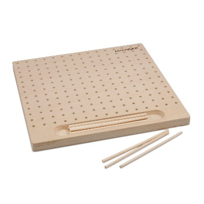 Wooden Crochet Blocking Board and Pegs