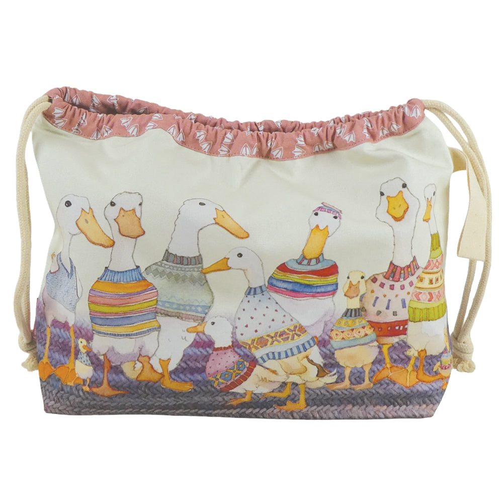 Emma Ball - Dapper Ducks Drawstring Bag