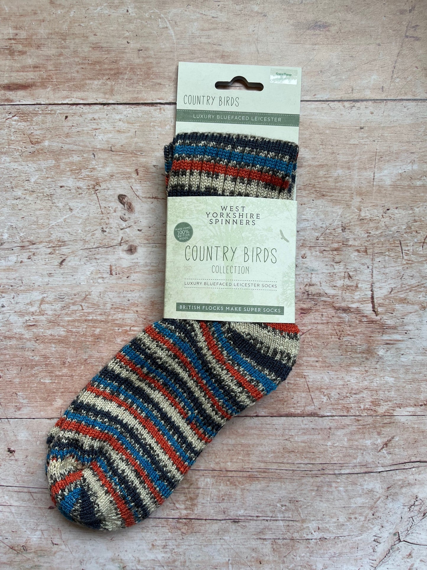 West Yorkshire Spinners Luxury Blue Faced Leicester Socks