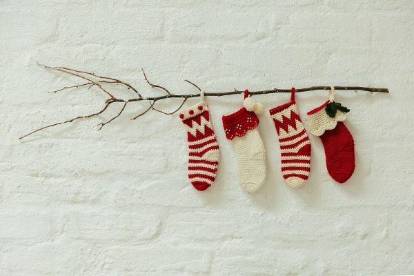 Janie Crow Festive Mini Stocking Crochet Pattern