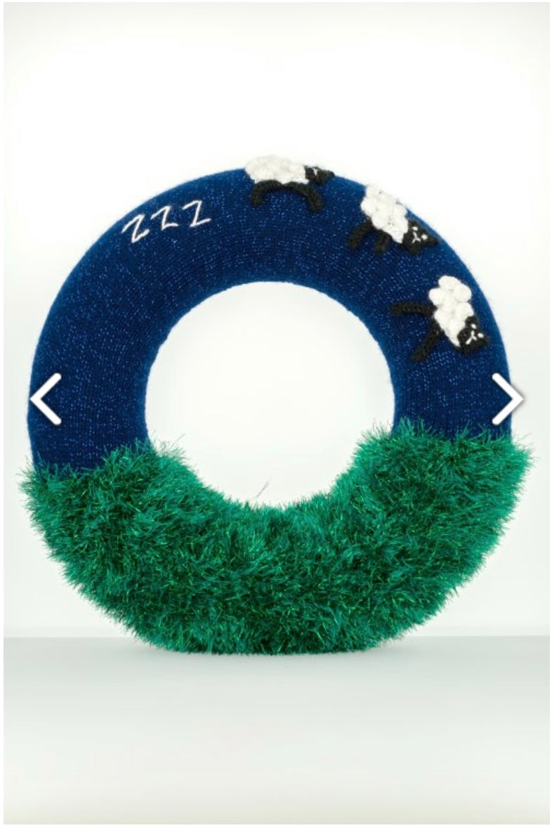 King Cole Sleepy Santa Wreath Pattern 9147