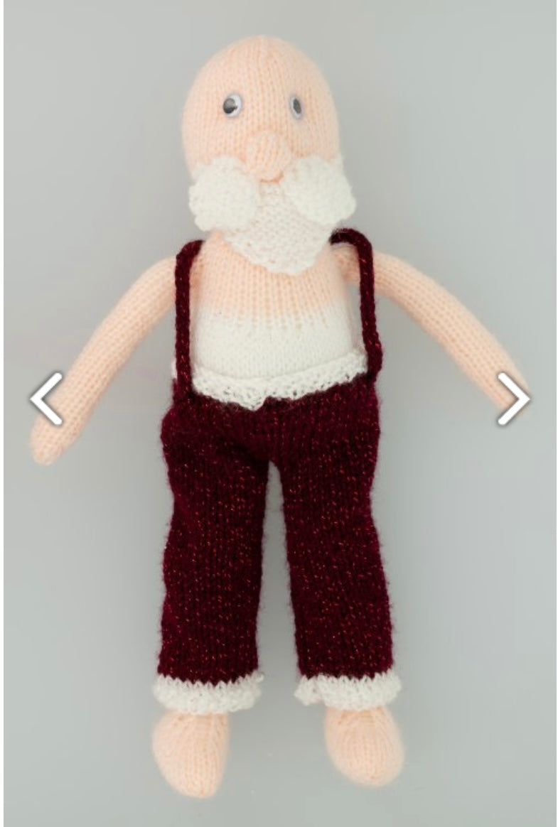 King Cole Sleepy Santa Wreath Pattern 9147