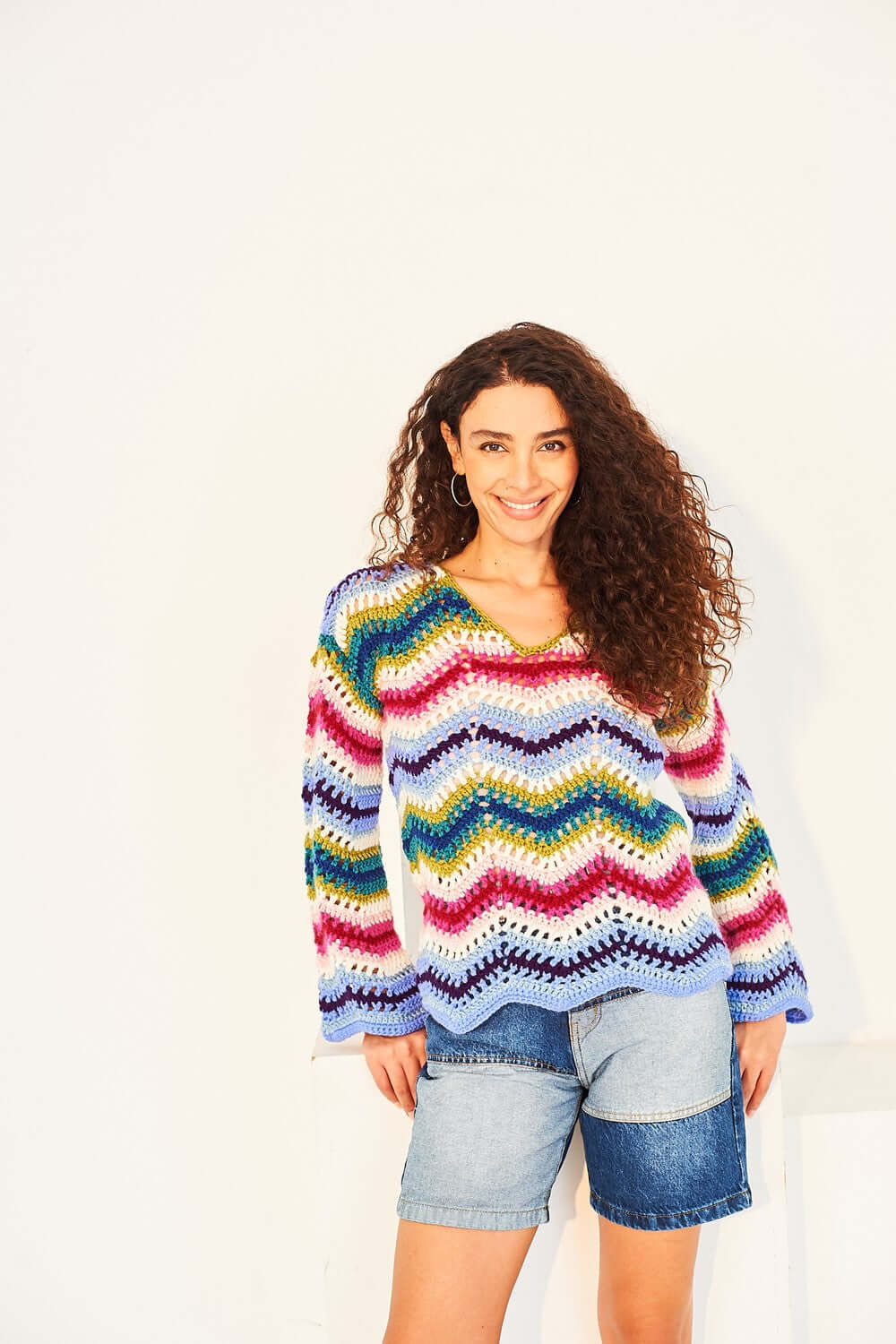 Stylecraft Women’s Crochet Sweaters in Aran: 10146