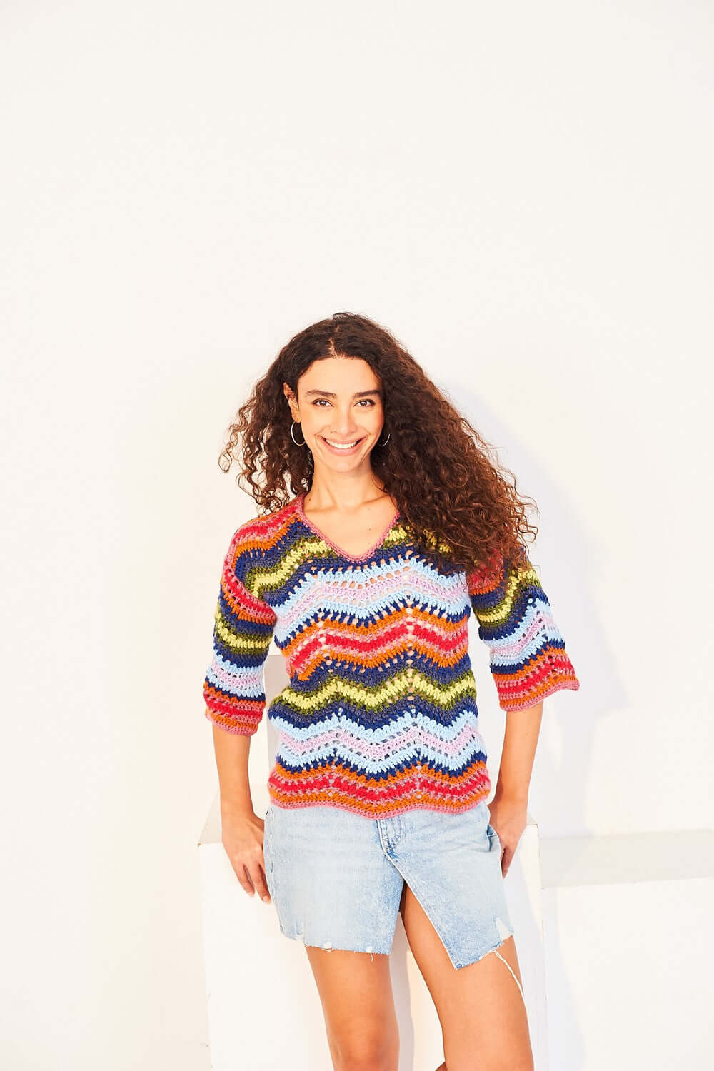 Stylecraft Women’s Crochet Sweaters in Aran: 10146