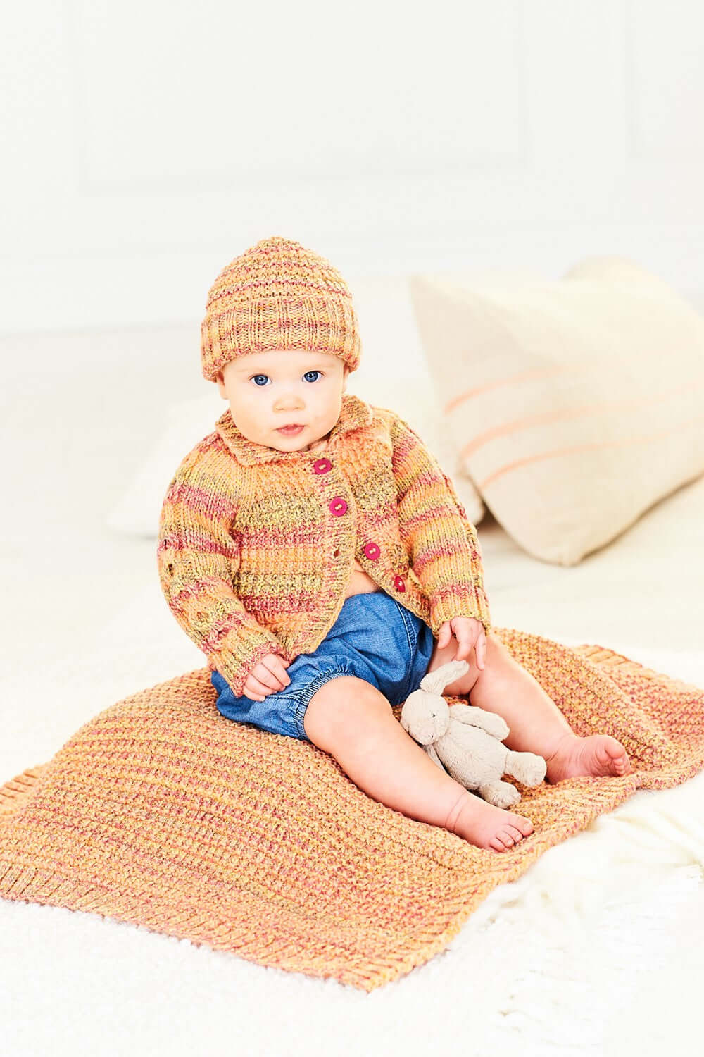 Baby Jackets, Hat & Blanket in Stylecraft DK: 10163