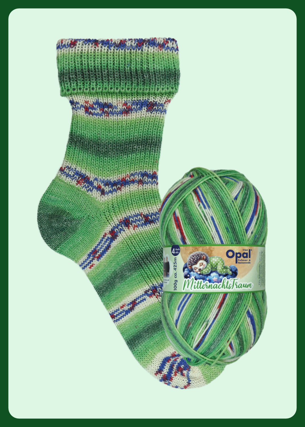 Opal Mitternachts-Traum (Midnight Dream) 4ply Sock Yarn