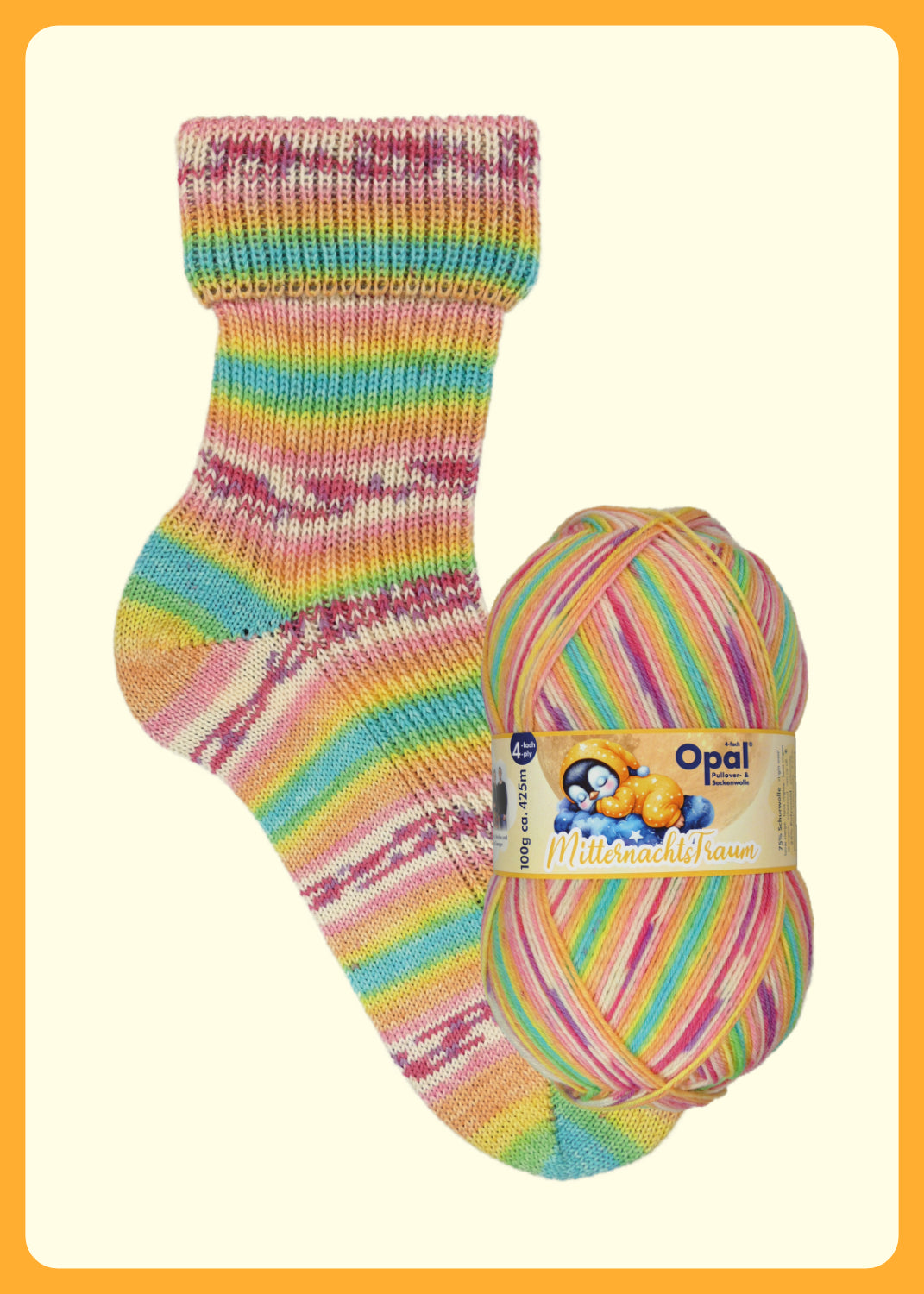 Opal Mitternachts-Traum (Midnight Dream) 4ply Sock Yarn