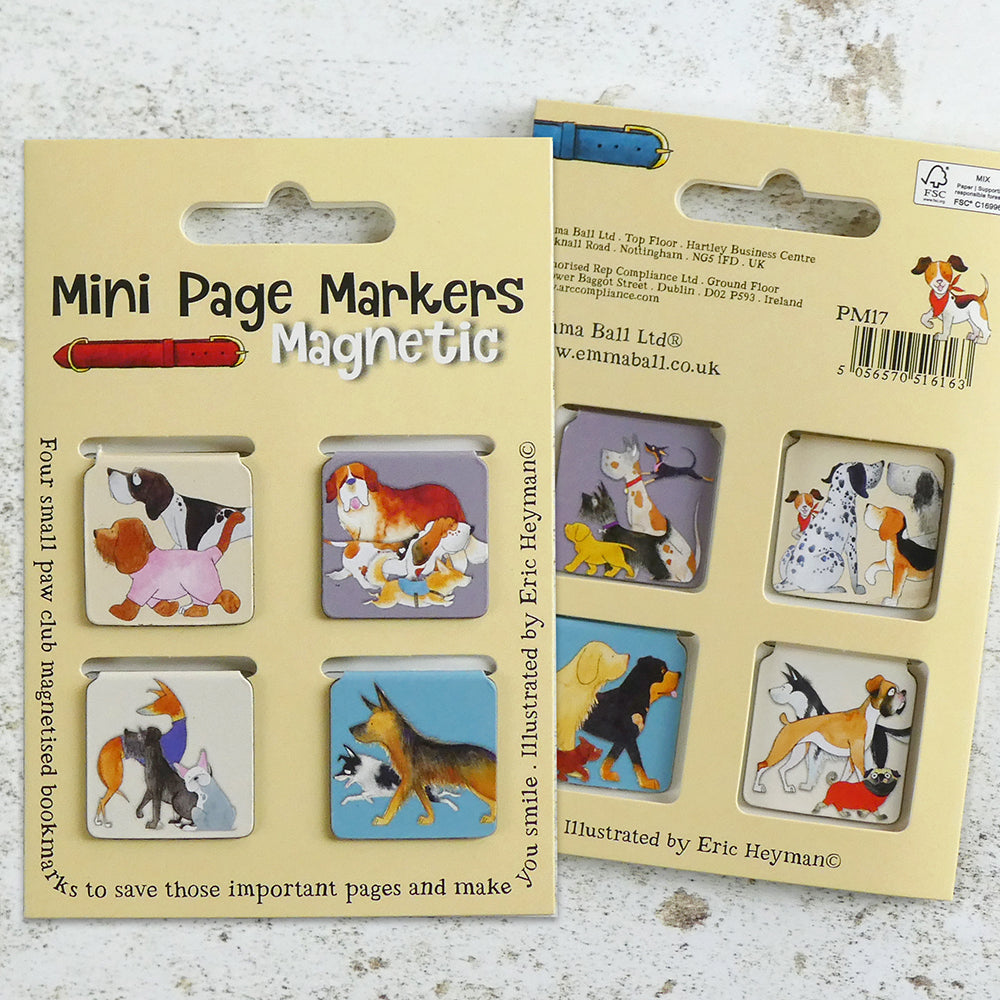 Emma Ball Paw Club Mini Page Markers