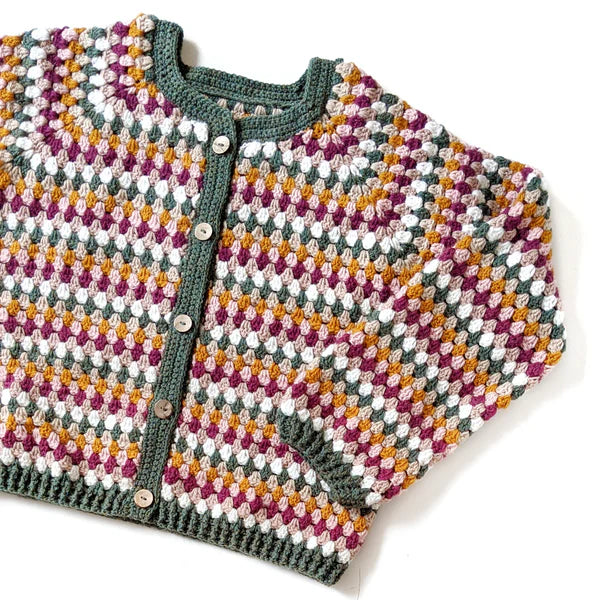 Granny Go Round Crochet Cardigan Workshop