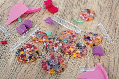 Eco-conscious Buttons - Scrap Plastic