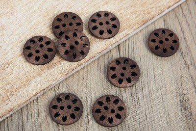 Eco-Conscious Buttons - Wood