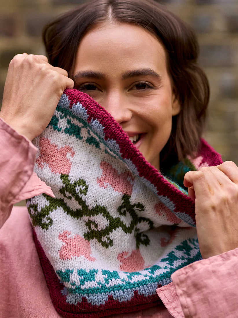 Golden Lily Reversible Cowl Kit from West Yorkshire Spinners