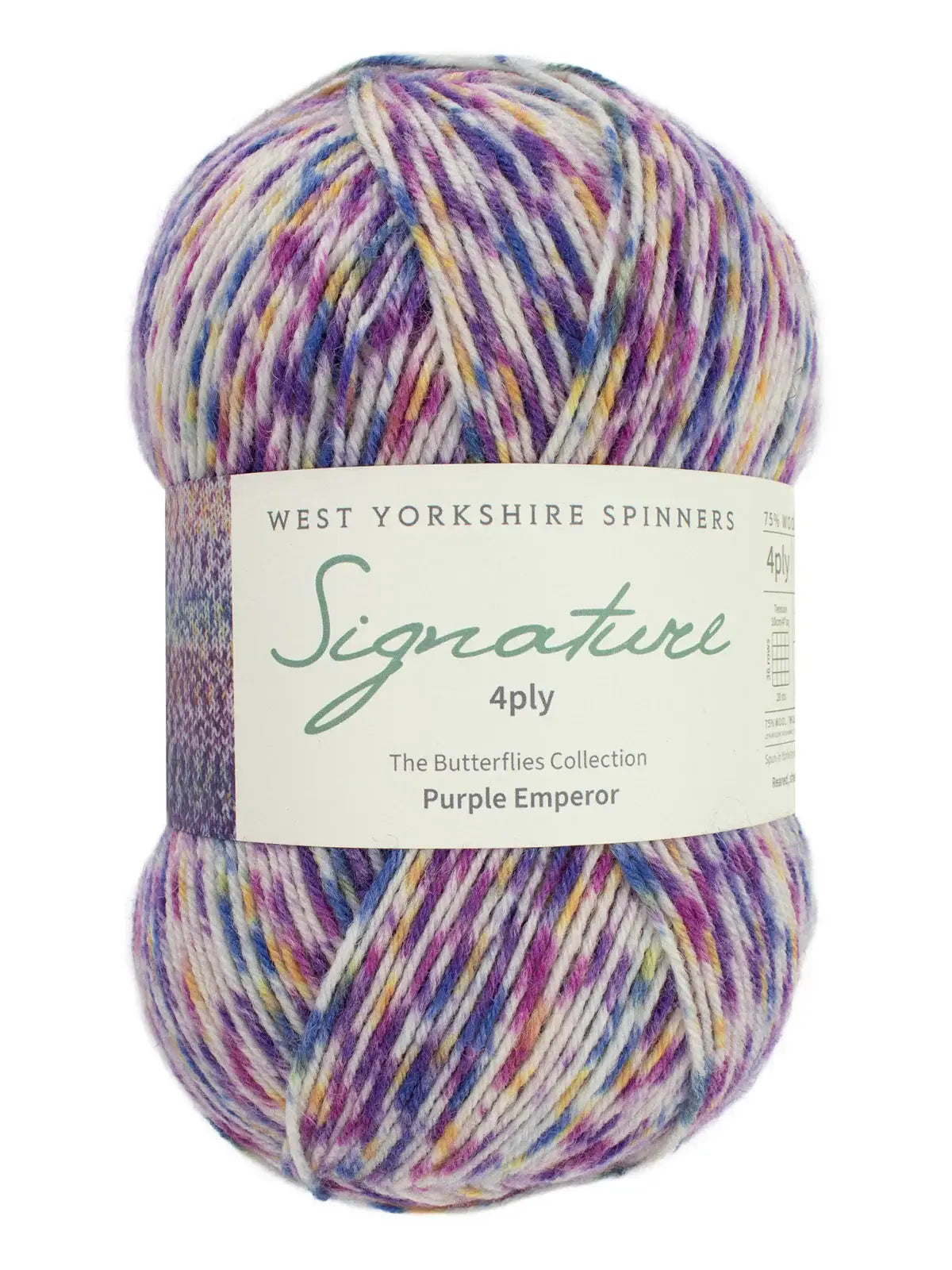 West Yorkshire Spinners Signature 4 ply Butterflies