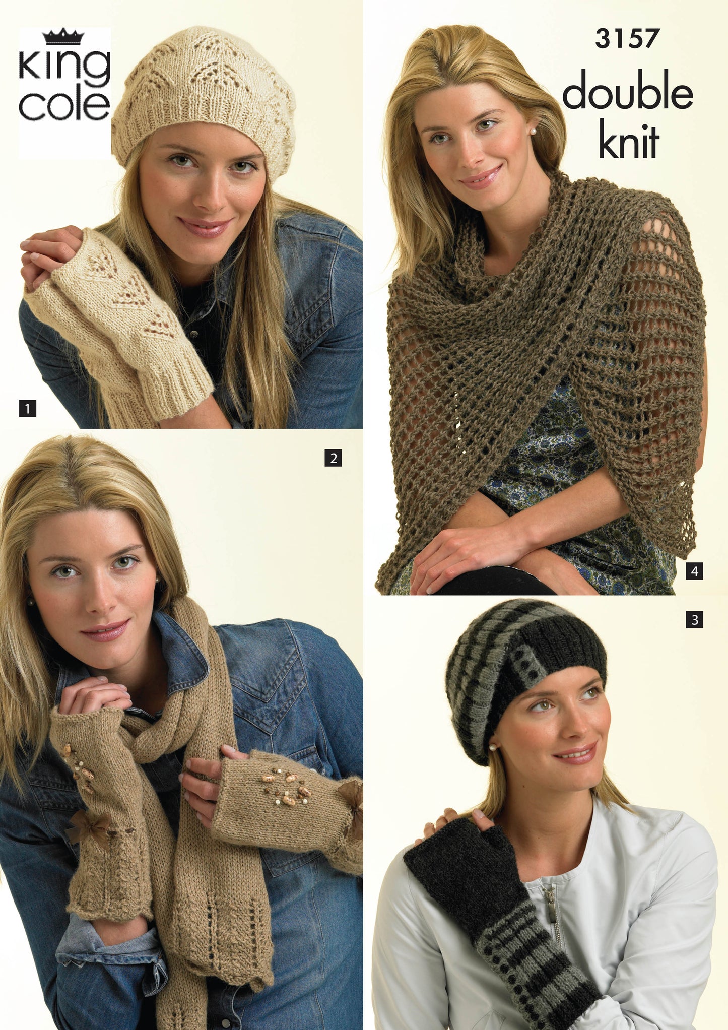 King Cole - 3157 Hat, Gloves and Scarves