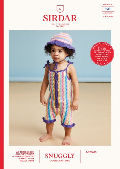 Sirdar Snuggly DK Pattern - 5503 - Play Suit