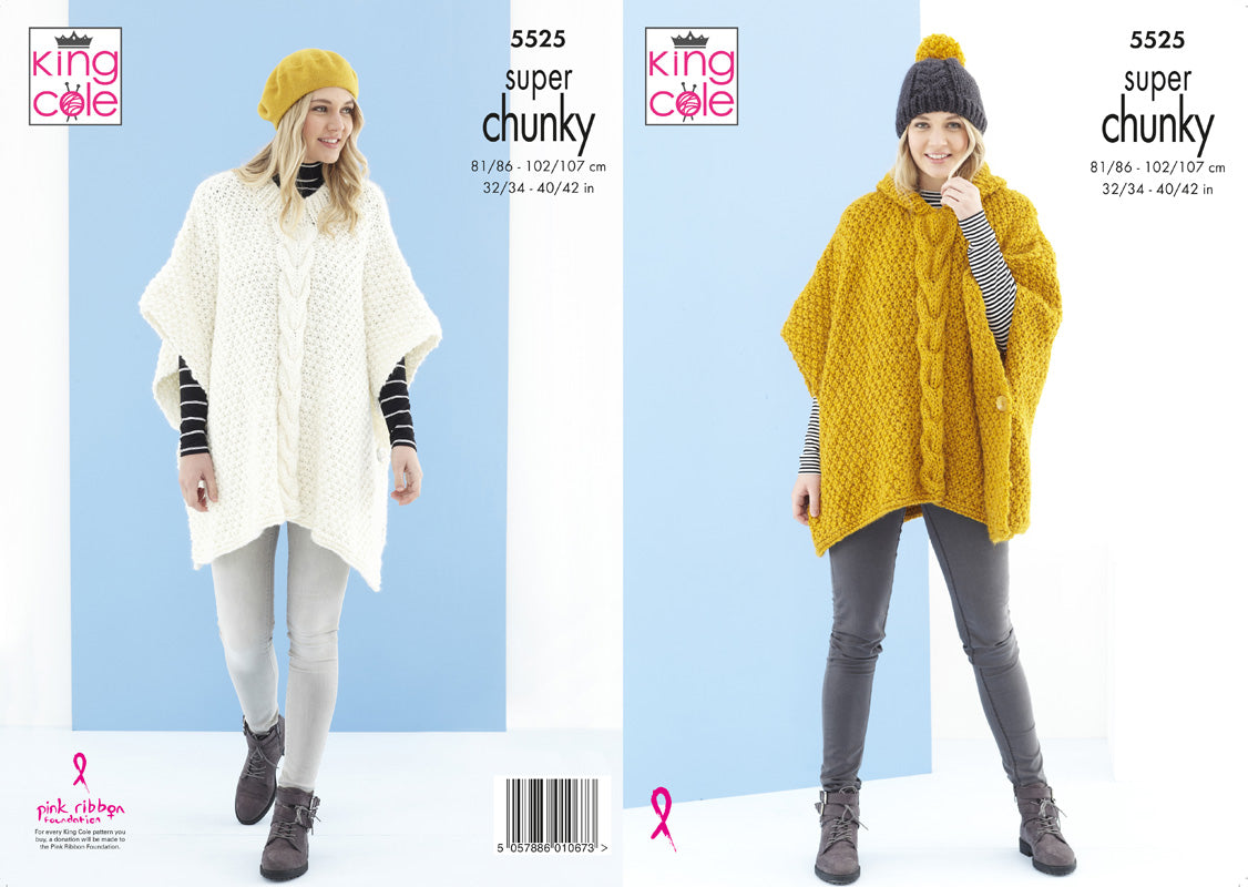 King Cole Timeless Super Chunky Pattern - 5525