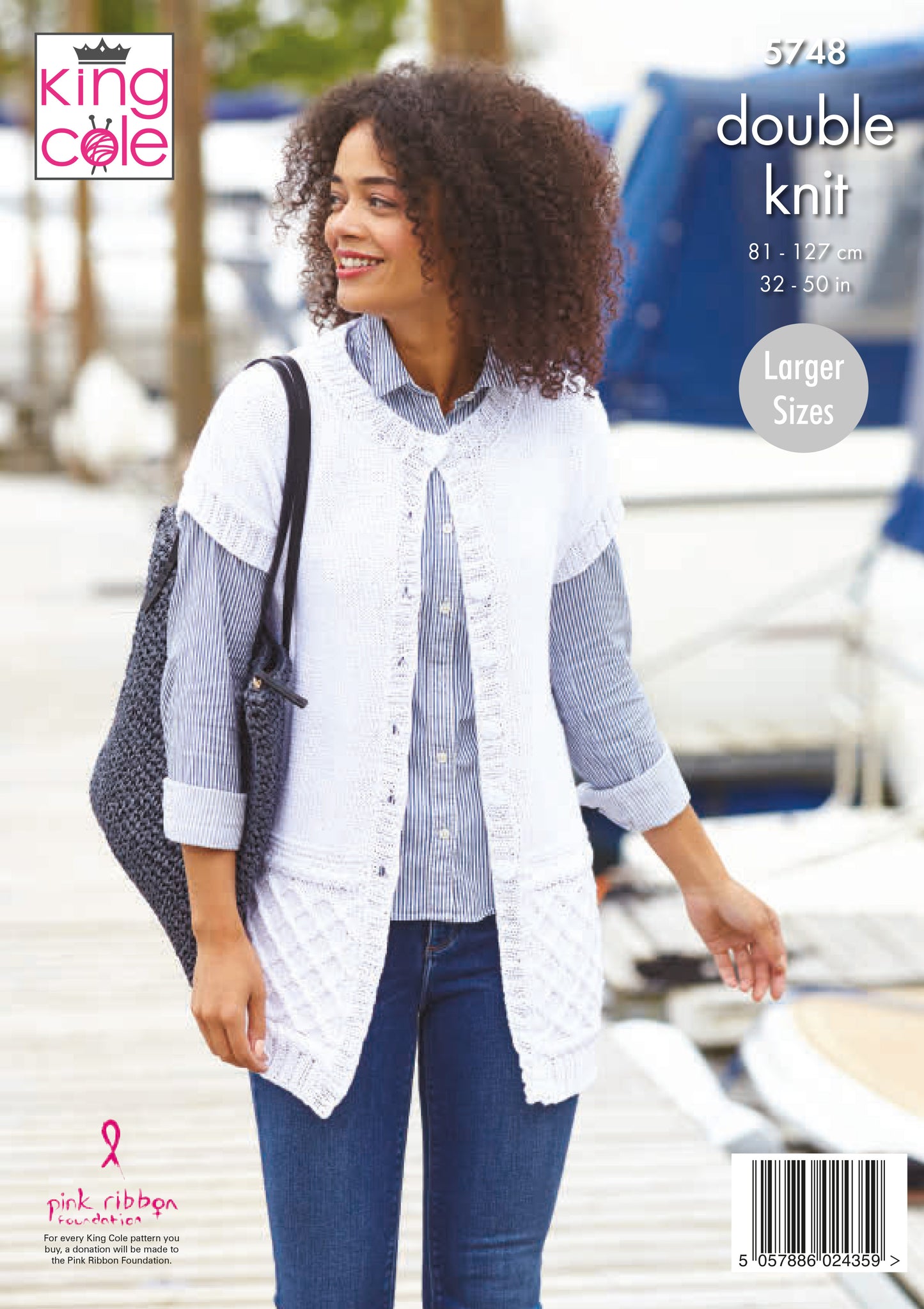 King Cole Cottonsmooth DK Pattern - 5748 Jacket and Waistcoat