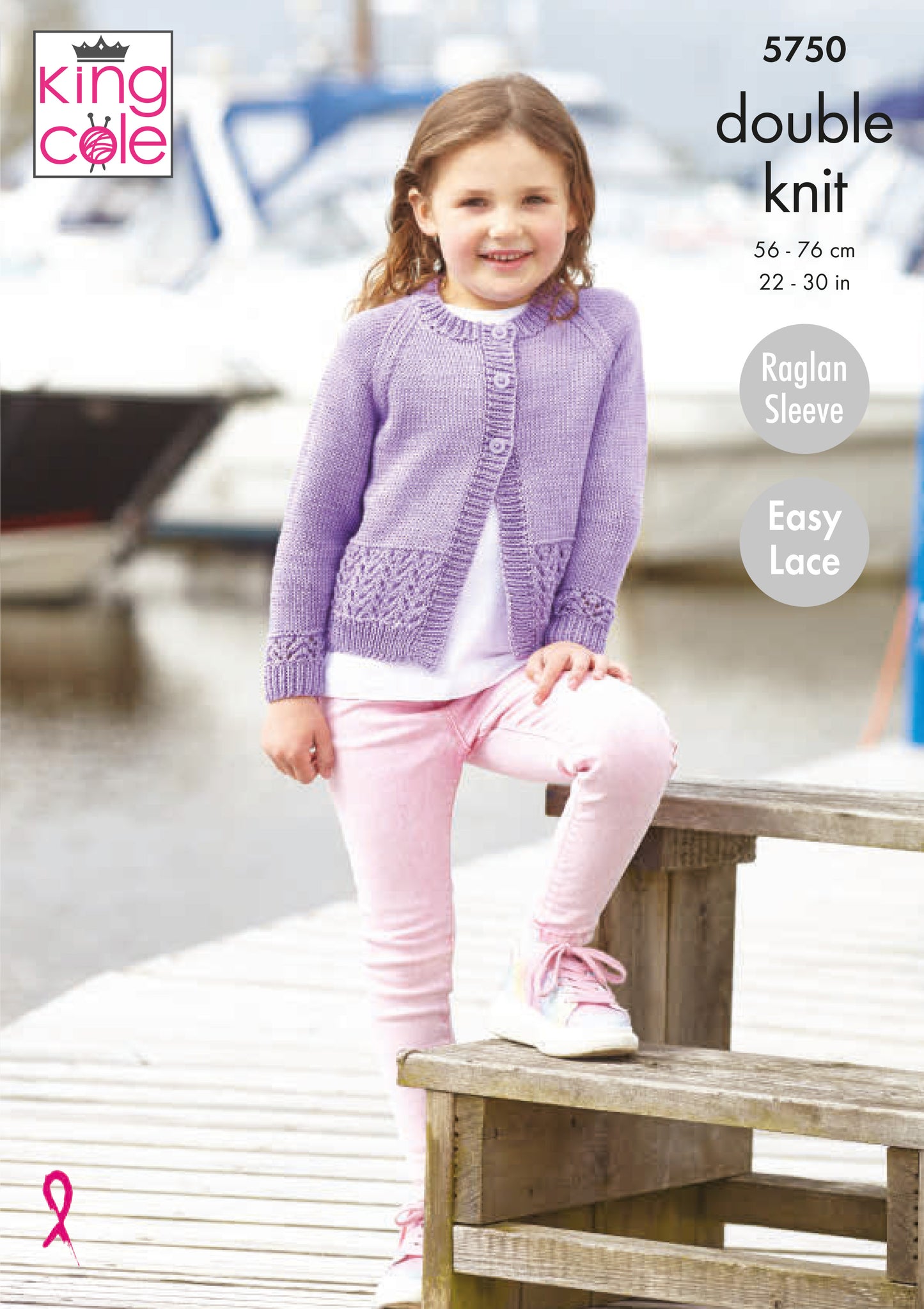 King Cole Cottonsmooth DK Pattern - 5750 Girls' Cardigans