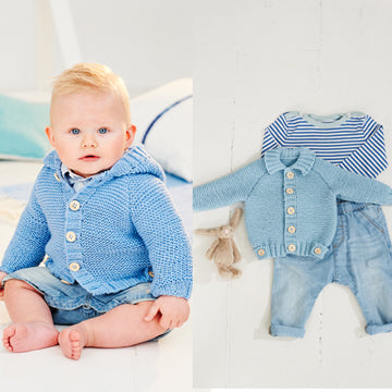 Stylecraft Bambino DK Pattern 9505 - Cardigans