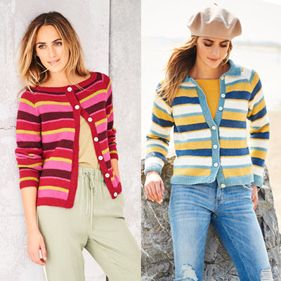 Stylecraft Bellissima DK - Ladies Striped Cardigan 9581