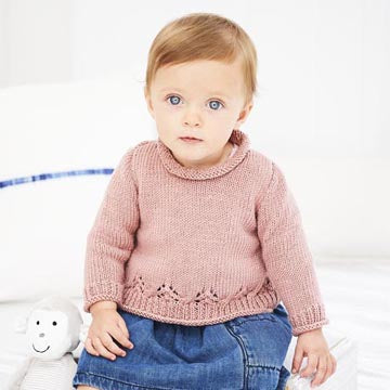 Stylecraft Bambino DK Pattern 9606 - A-Line Jumper and Cardigan