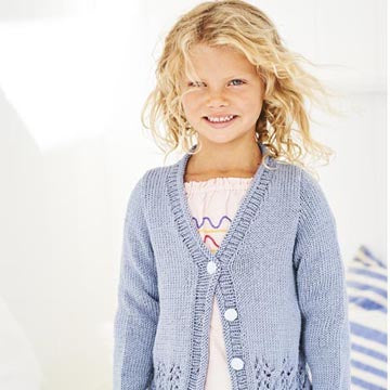 Stylecraft Bambino DK Pattern 9606 - A-Line Jumper and Cardigan