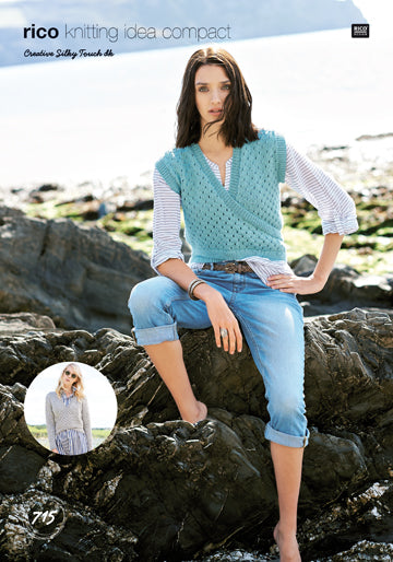 Rico Creative Silky Touch DK Pattern - 715 Cardigans