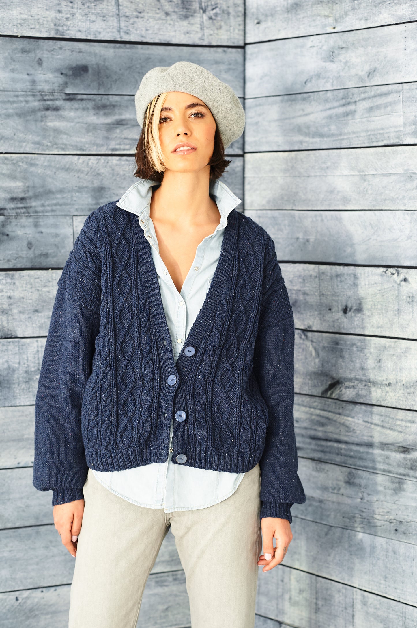 Stylecraft ReCreate DK Pattern - 9856 Cardigans