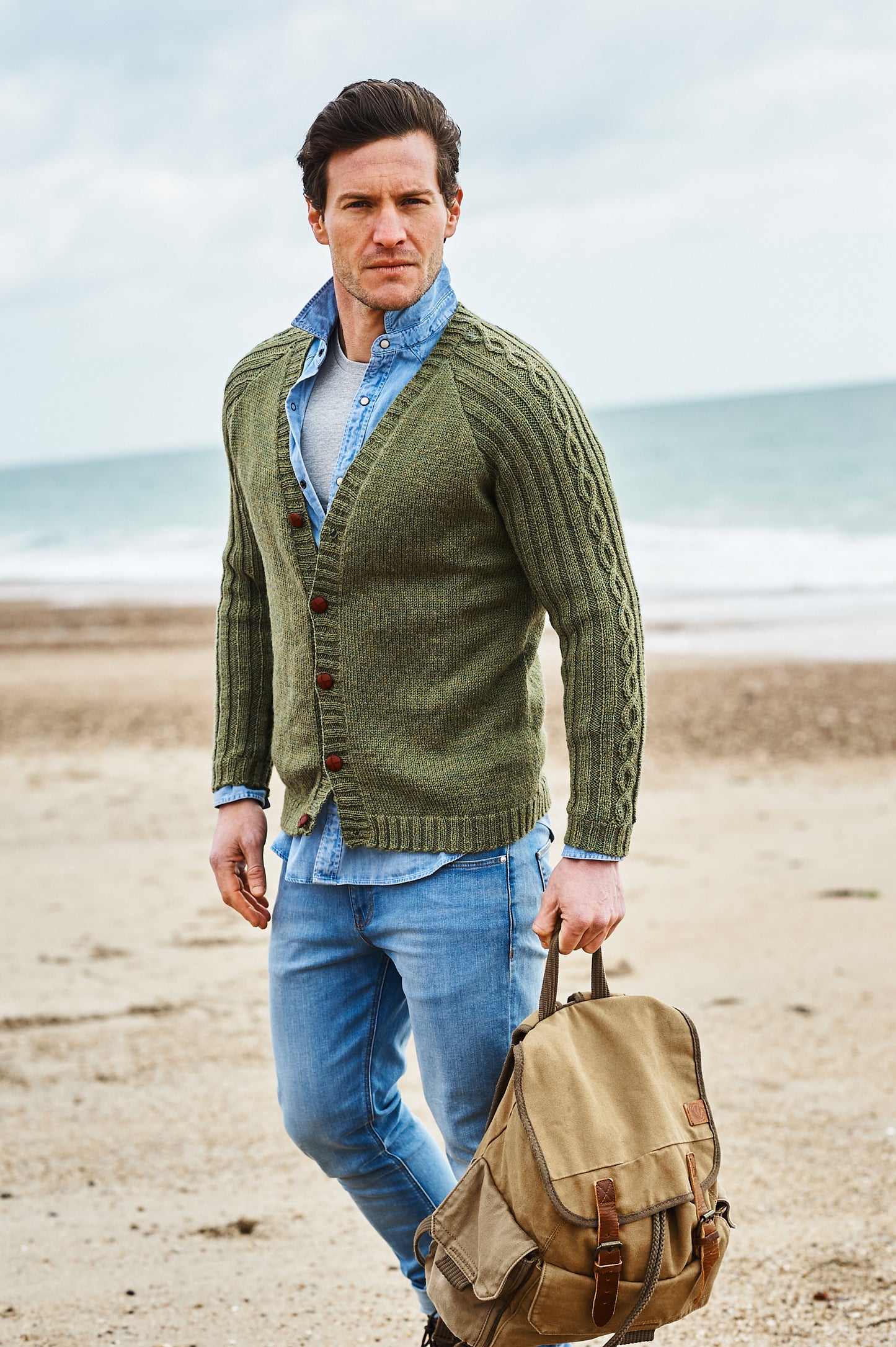 Stylecraft Highland Heathers DK Pattern - 9866 Men's Cardigans