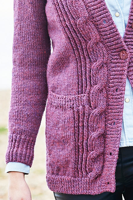 Stylecraft Highland Heathers Aran Pattern - 9871 Women's Cardigans