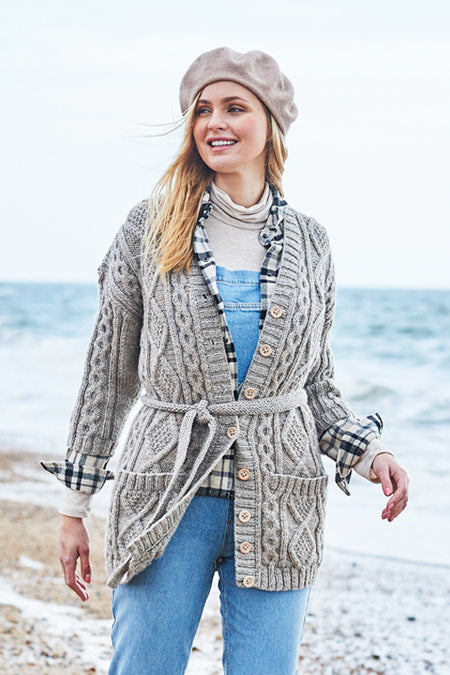 Stylecraft Highland Heathers Aran Pattern - 9872 Women's Cardigans
