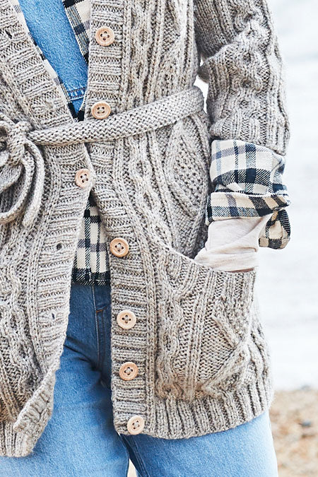 Stylecraft Highland Heathers Aran Pattern - 9872 Women's Cardigans