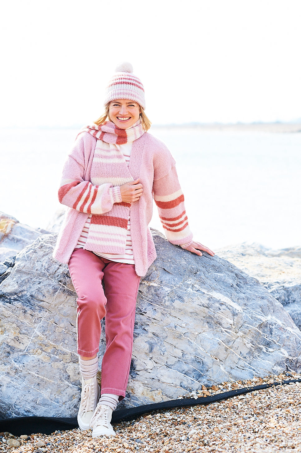 Stylecraft Grace Aran Pattern - 9926 Cardigan, Hat & Scarf