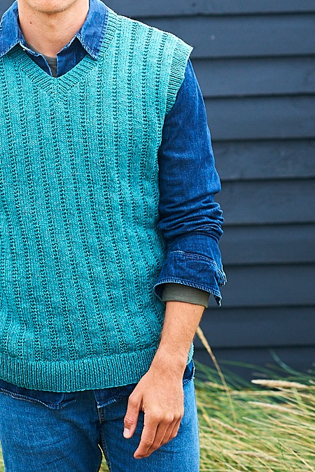 Stylecraft ReCreate Pattern 9954 - Men's Tank Top and Waistcoat