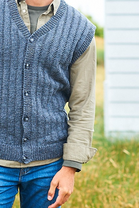 Stylecraft ReCreate Pattern 9954 - Men's Tank Top and Waistcoat