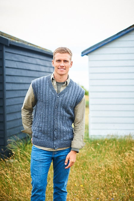 Stylecraft ReCreate Pattern 9954 - Men's Tank Top and Waistcoat